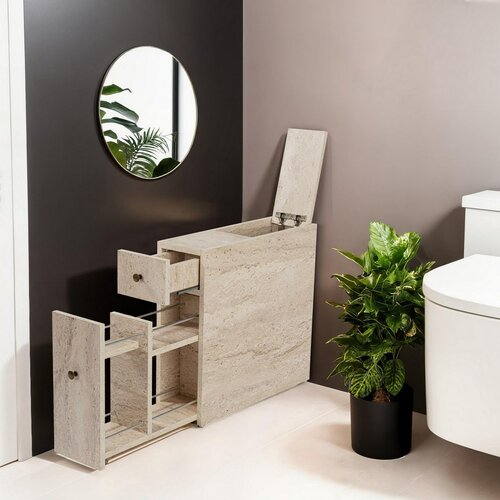 Dulap pentru baie Calencia Travertine