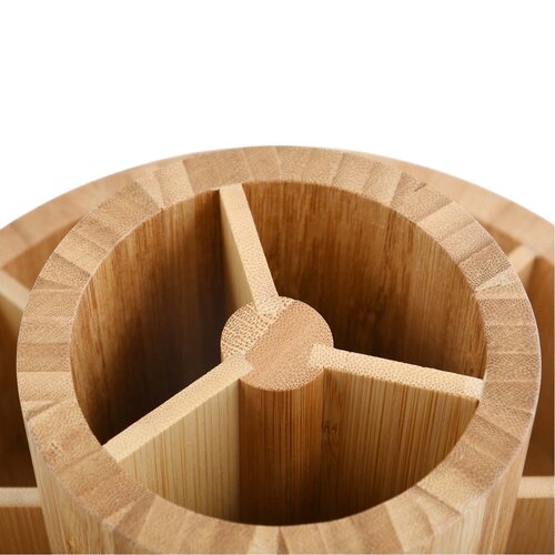 MSV Bambusz forgó kozmetikai tároló Isalys 20 x 15,3 cm