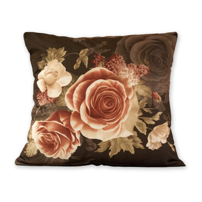 Poszewka na poduszkę Klasic róże, 45 x 45 cm