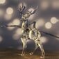 DecoKing Rénszarvas karácsonyi fénylánc meleg fehér, 10 LED