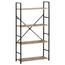 Regal GD-224 OAK Stor, 4 Böden, 58,5 x 23,5 x 112,5 cm