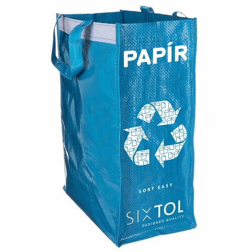 Sixtol Saci pentru deșeuri sortate SORT EASY 3 SLIM , 18 x 30 x 40 cm, 3 x 22 l, 3 buc