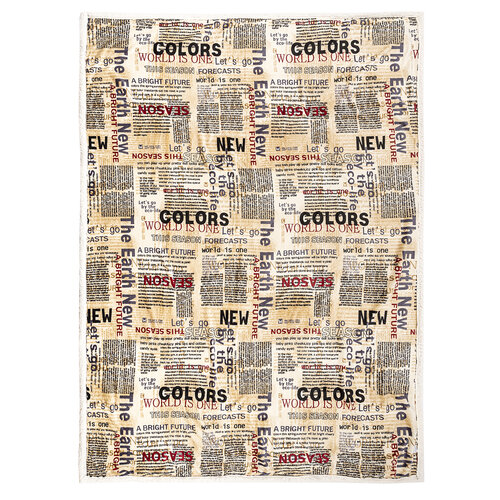 Newspaper bolyhos takaró, 150 x 200 cm