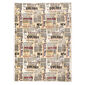 Pătură imitație lână Newspaper, 150 x 200 cm