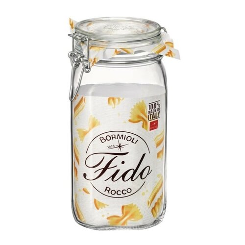 Bormioli Rocco Steklena kozarca za vlaganje sklipom FIDO, 1,5 l