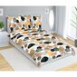 Lenjerie de pat din bumbac Bellatex Pebble mustar, 140 x 220 cm, 70 x 90 cm