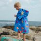 Dziecięce surf ponczo Fishee blue, 50 x 60 cm