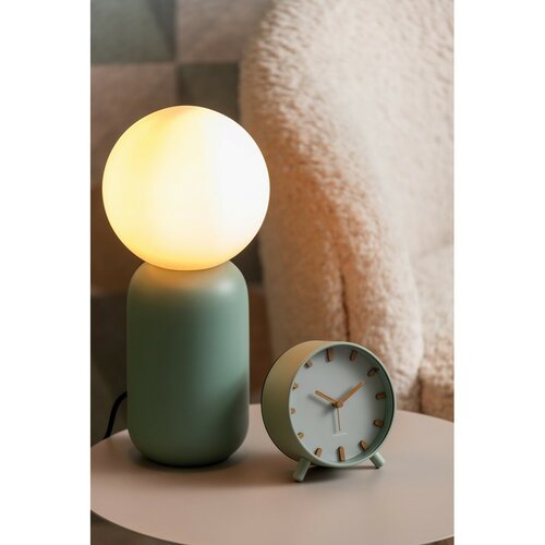 Karlsson 5943GR дизайнерський будильник 11 см, сірий