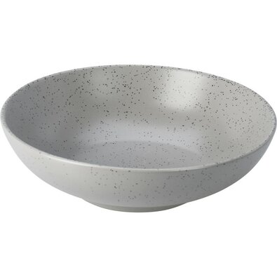 Glazirana globoka krožnik Stone, 680 ml, siva