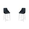 Barstuhl-Set Enox Anthracite and White, 2 Stück