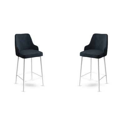 Enox Anthracite and White bárszék szett, 2 db