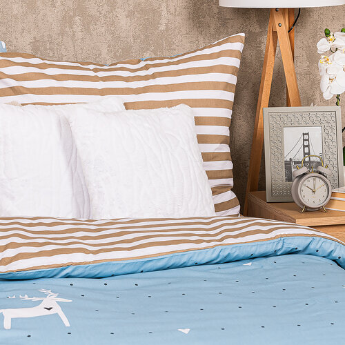 Lenjerie de pat din bumbac 4Home Deer, 220 x 200 cm, 2 buc. 70 x 90 cm