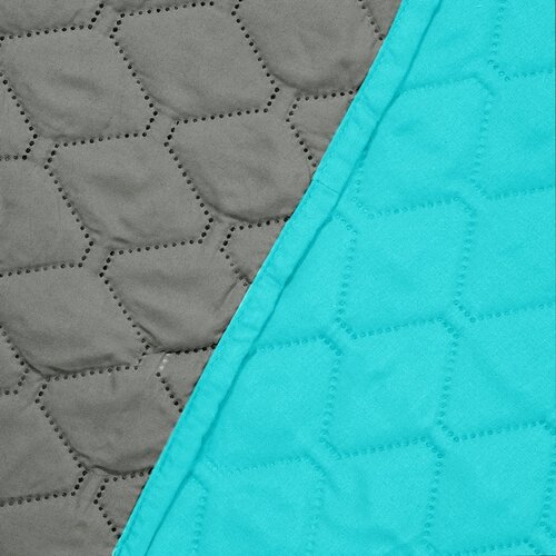DecoKing Prekriv za postel Axel turkizno-jeklen,170 x 210 cm