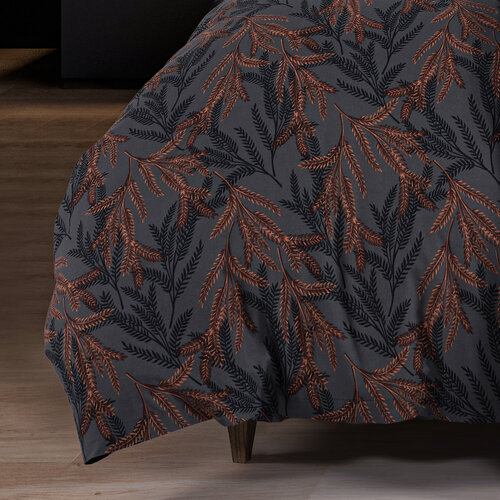 Lenjerie de pat din bumbac renforce 4Home Midnight Fern , 140 x 200 cm, 70 x 90 cm