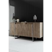 Schrank Luxe Walnut and Silver