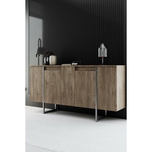 Szafka Luxe Walnut and Silver