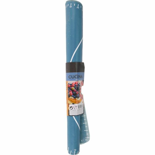 Folie de copt din silicon La Cucina, 50 x 40 c m,albastru