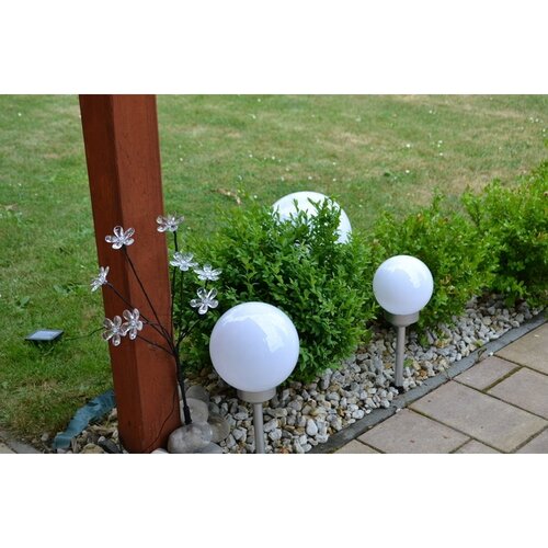 Sharks Solar LED kerti világítás gömb, átmérő 25cm