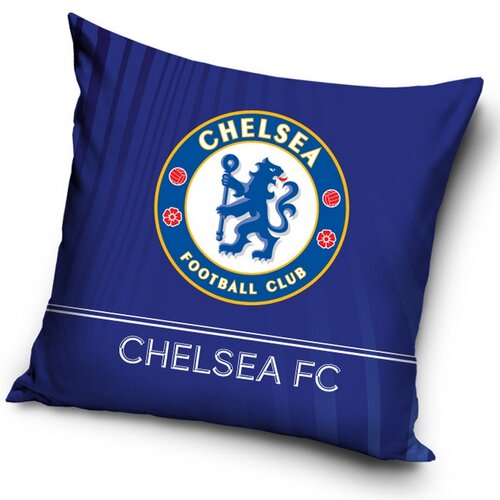 Față de pernă Chelsea FC Blue Stemă, 40 x 40 cm