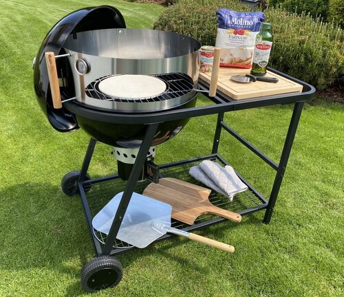 Avenberg Venezia multifunkciós kályhás grill +elektromos grillnyárs + pizzasütő
