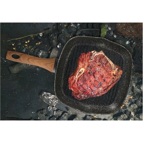 Berlinger Haus Сковорода-гриль Ebony Line Rosewood, 28 см