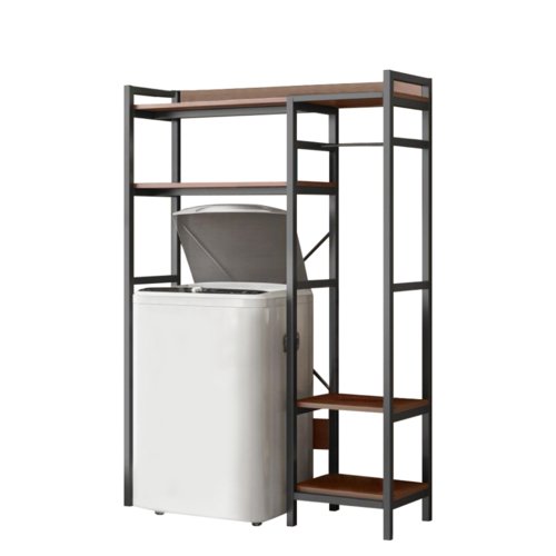 Regál nad práčku DELSIN, dub tmavý