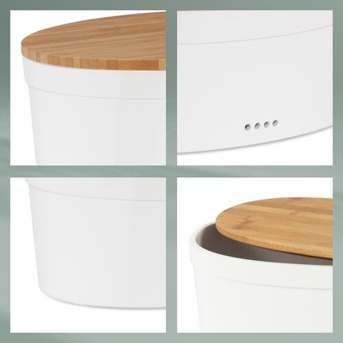 Kela Керамічна хлібниця SALENA, біла