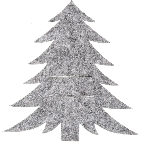 Orion Bestecktasche Baum Grau, 18 x 18 cm, 2er Set