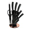 Berlinger Haus Set nožev v stojalu Black RoseCollection, 8 kosov