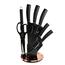 Berlinger Haus Set nožev v stojalu Black RoseCollection, 8 kosov