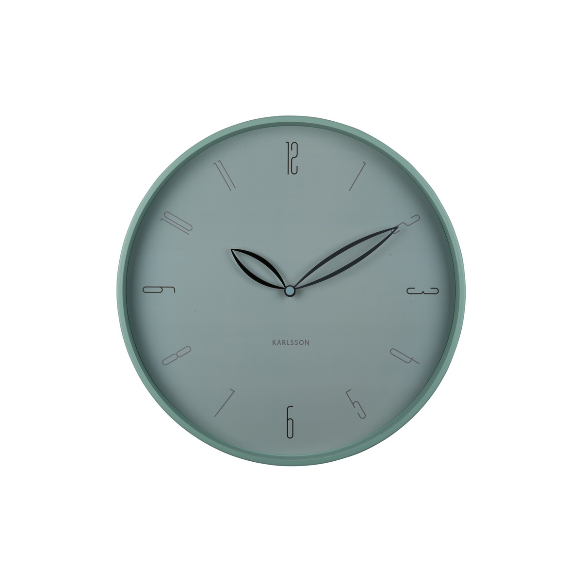 Dizajnové nástenné hodiny Karlsson 6012BL modré,priemer 40 cm