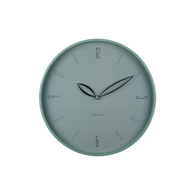 Karlsson 6012BL designové nástěnné hodiny modrá, pr. 40 cm