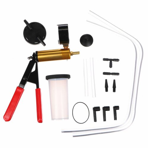 Sixtol Set pentru testarea cu vidă a sistemelor defrânare MECHANIC 16, 0 până la -1 bar, 16 piese