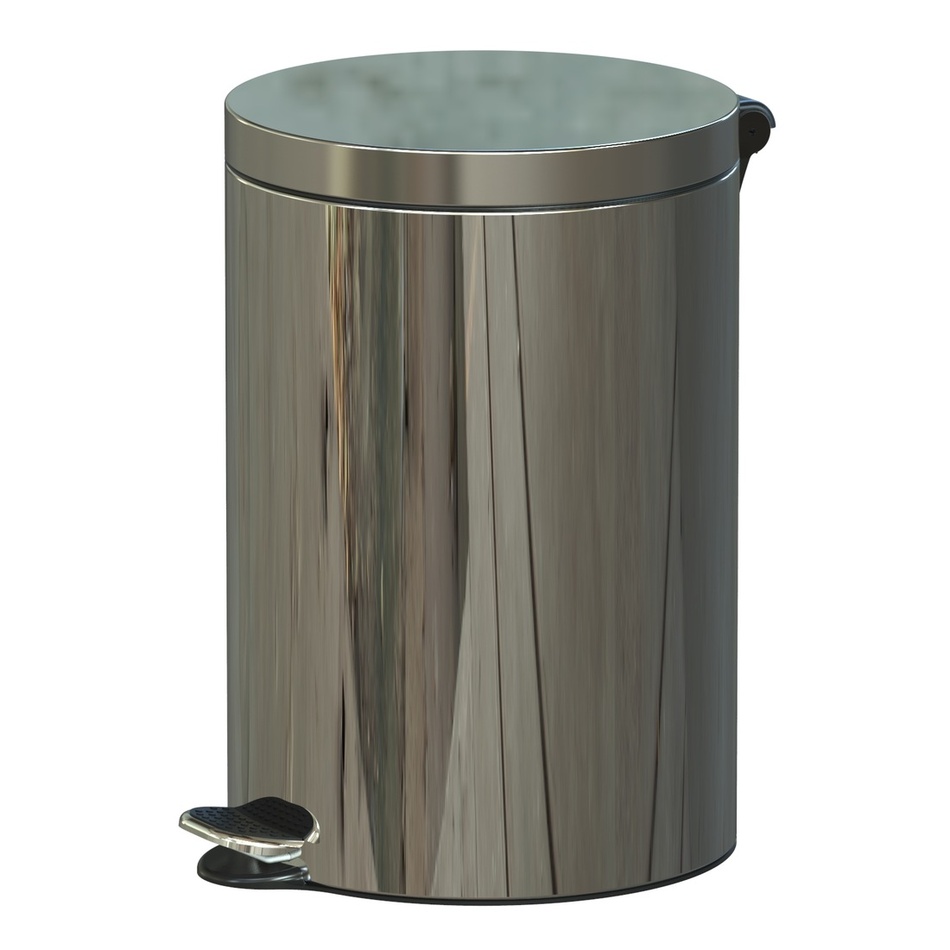 Alda pedálos kuka Freedom Fresh 20 l, rozsdamentesacél, rozsdamentes acél fényes, 20 l