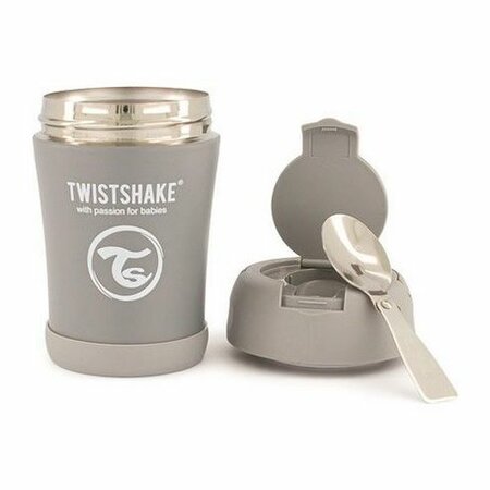 Twistshake Термос для їжі 350 мл, сірий