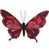 Dekoračný Motýlik červená, 20 cm