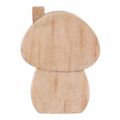Decorațiune de toamnă Casă ciupercă cu iluminare, 24 x 10 x 32 cm, magneziu, imitație de lemn