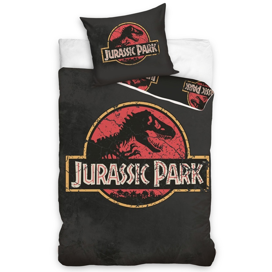 Lenjerie de pat din bumbac Jurassic Park LostWorld, 140 x 200 cm, 70 x 90 cm