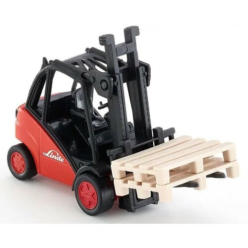 Bruder 2511 Високопідйомний візок Linde з 2 палетами, 1:16, 29 x 22 x 9 см
