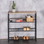 Półka na buty GD-414 OAK Leik, 4 półki, 63 x 30 x 63,5 cm