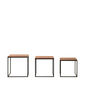 Beistelltisch SHP 933 Walnut, 3 Stück