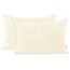 Restilo Reversible Kissenbezug Plasha Beige, 50 x 70 cm, 2 Stück