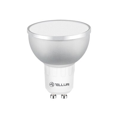 Bec Tellur WiFi Smart LED GU10, 5 W, albă caldă
