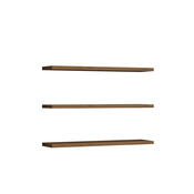 Polica Boss Walnut, 3 kos