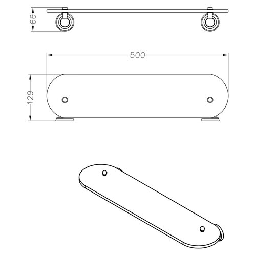 SAPHO 1318-15 Diamond Glasregal, Bronze