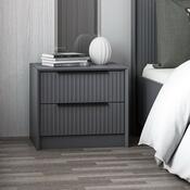 Nachttisch Kale Luxe Anthracite