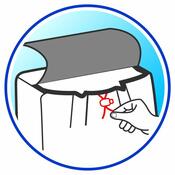 Sacoşă de cumpărături pe rotile Gimmi Argo, albastru, 45 l