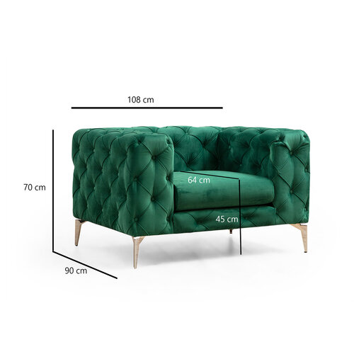 Fotoliu Como Verde