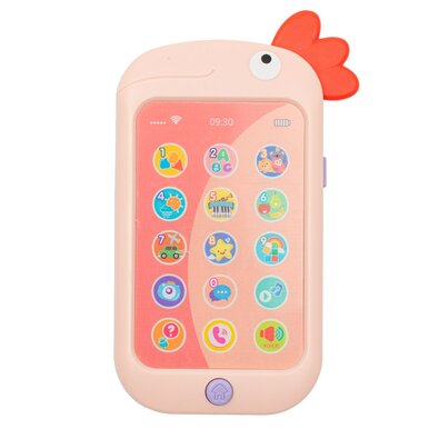Baby Mix Baby phone Papagal roz, 8 x 14 x 2 cm