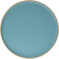 Kamionkowy talerz obiadowy Magnus, 26,5 cm,  niebieski